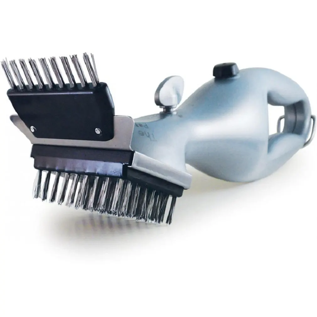 

Outdoor Camping Portable Multifunctional Barbecue Brush Cleaning Brush Stainless Steel Hairs Durabilable Cleaning tool
