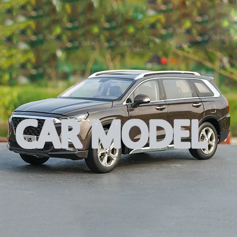 1:18 игрушечный автомобиль из сплава SANTAFE модель детских игрушечных автомобилей авторизованный детский игрушечный автомобиль