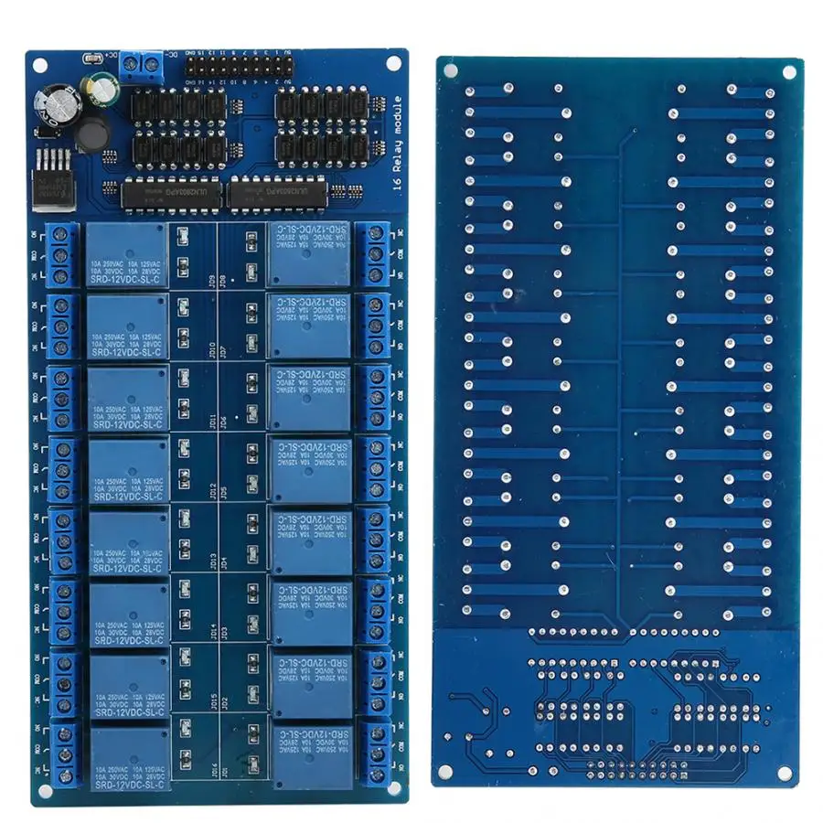 5 вольтовый 16 канальный модуль управления RS485 Модуль Rtu плата переключателя IO