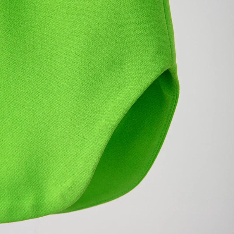 

TWOTWINSTYLE Solid Minimalist Skirt For Women High Waist Casual Loose Green Skirts Female Fashion New Clothing 2021 Stylish