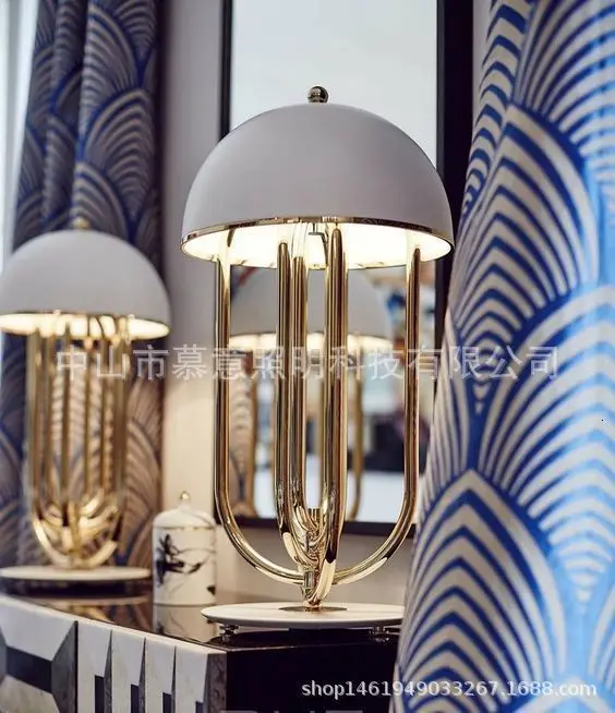 Современные новые черные светодиодные настольные лампы для спальни