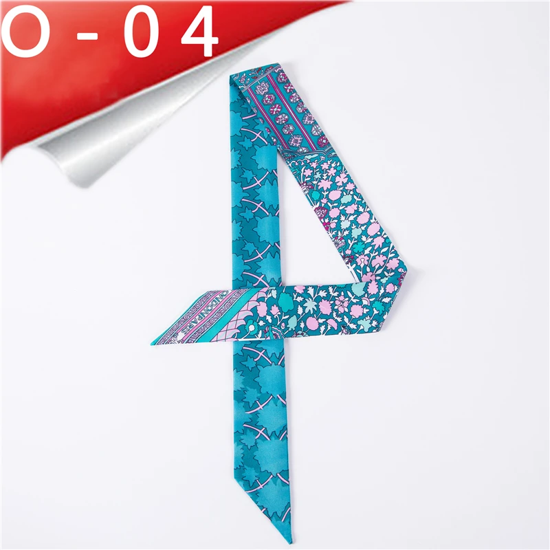 Женский шарф для волос Новый ободок роскошный саржевый небольшой Шелковый с