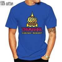 new trump taj mahal retro casino atlantic city gambling poker t shirt brand fashion tee shirt