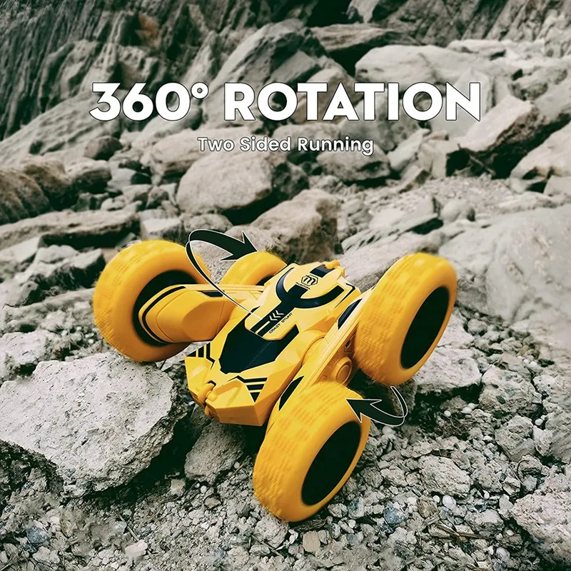 

Remote Control 4Wd Off-Road 360 Flip 4 Wheel Drive Rc Stunt Car with Rechargeable Battery, Gift for Children