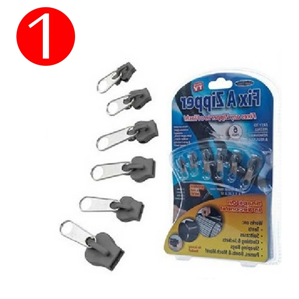 Универсальный Набор для ремонта на молнии 6 штук пакет сменный слайдер зубы новый