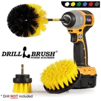 electric drill brush set attachment power scrubber cleaning tools kit for grout tile sealant kitchen bathroom tub toilet surface