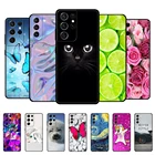 Чехол для Samsung Galaxy S21  S21 +  S21 Ultra 5G, задняя крышка для Samsung S21 plus, чехол для телефона GalaxyS21 S 21, силиконовый черный чехол из ТПУ