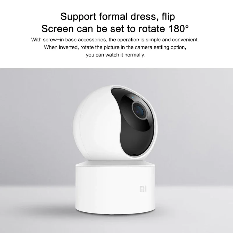 Фотоаппарат Xiaomi Mi 360 ° PTZ горизонтальный угол 1080P инфракрасное ночное видение ии
