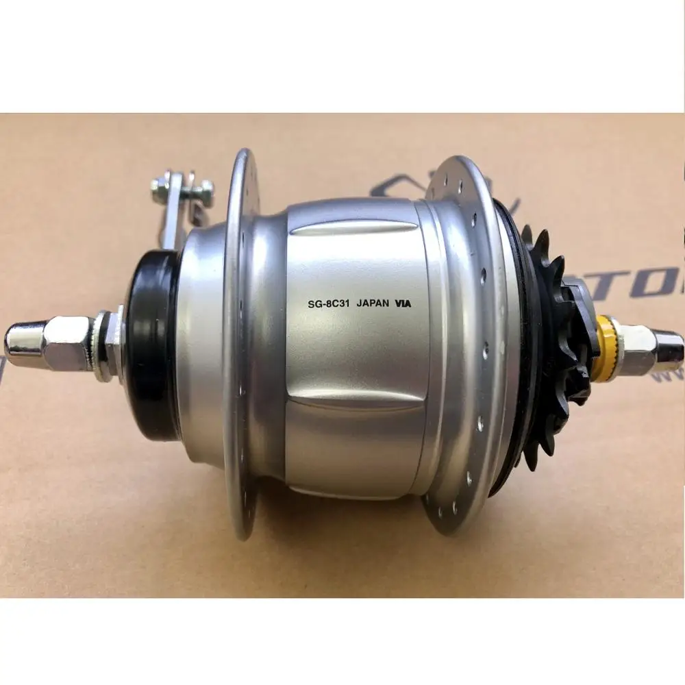 Shimano 36h Тормозная ступица Nexus SG 8C31 задняя 8 скоростная внутренняя педаль ступицы