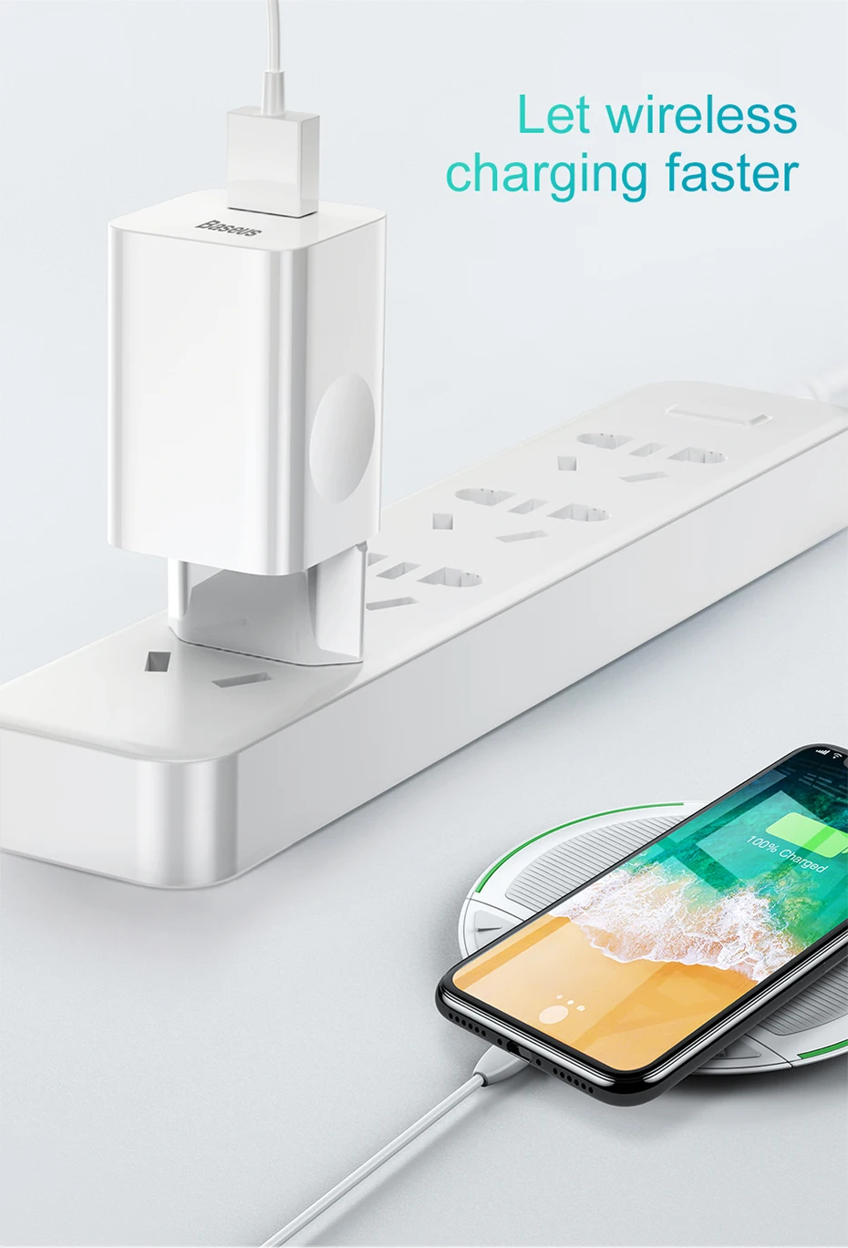Baseus быстрое зарядное устройство 3,0 USB зарядное устройство Универсальный адаптер питания Мобильный телефон планшет быстрая зарядка для iPhone samsung huawei xiaomi