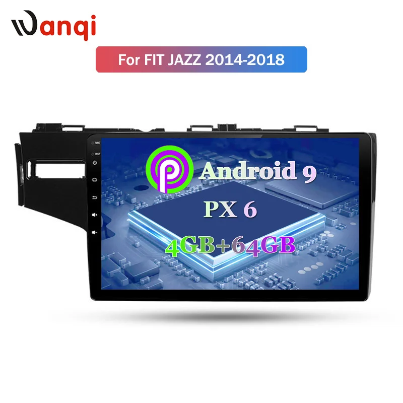 9 дюймов Android 0 Автомобильный gps навигатор для Honda fit Jazz 2014-2018 поддержка стерео аудио