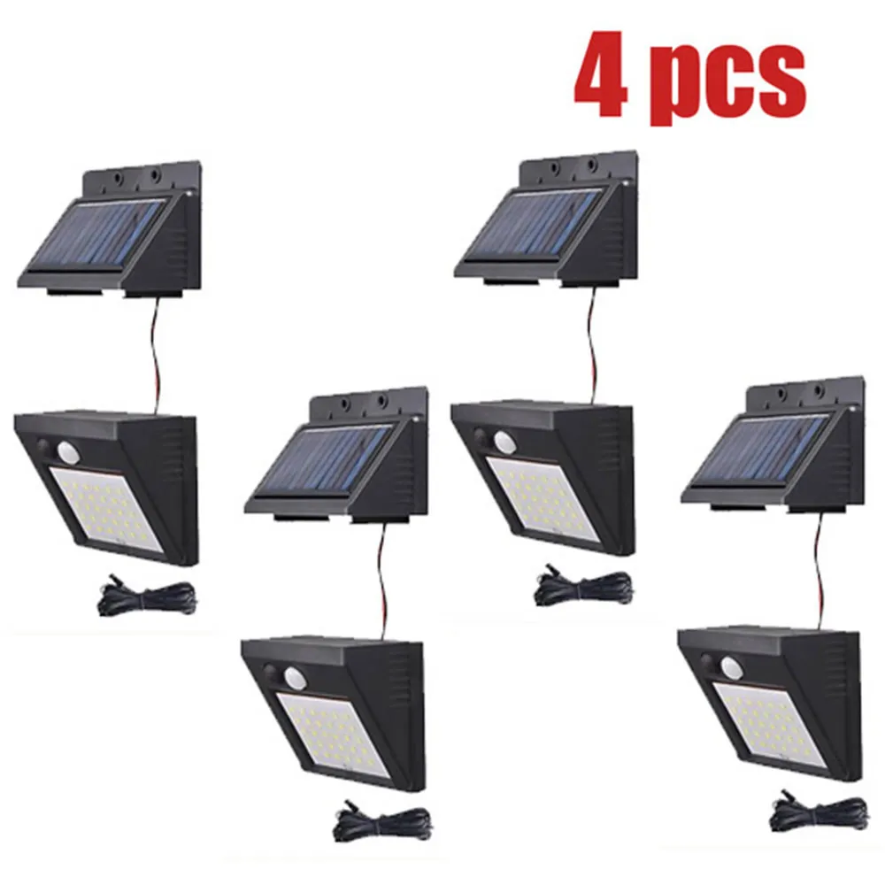 Уличная лампа на солнечной батарее с датчиком движения водонепроницаемый