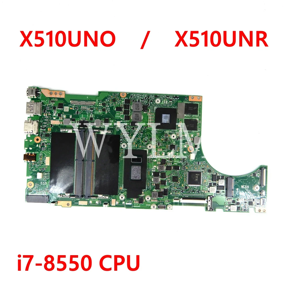 

X510UNO i7-8550CPU REV3.0 Mainboard 90NB0FM0-R00031 For ASUS X510U X510UQ X510UR X510UN X510UNR X510UQR Laptop Motherboard