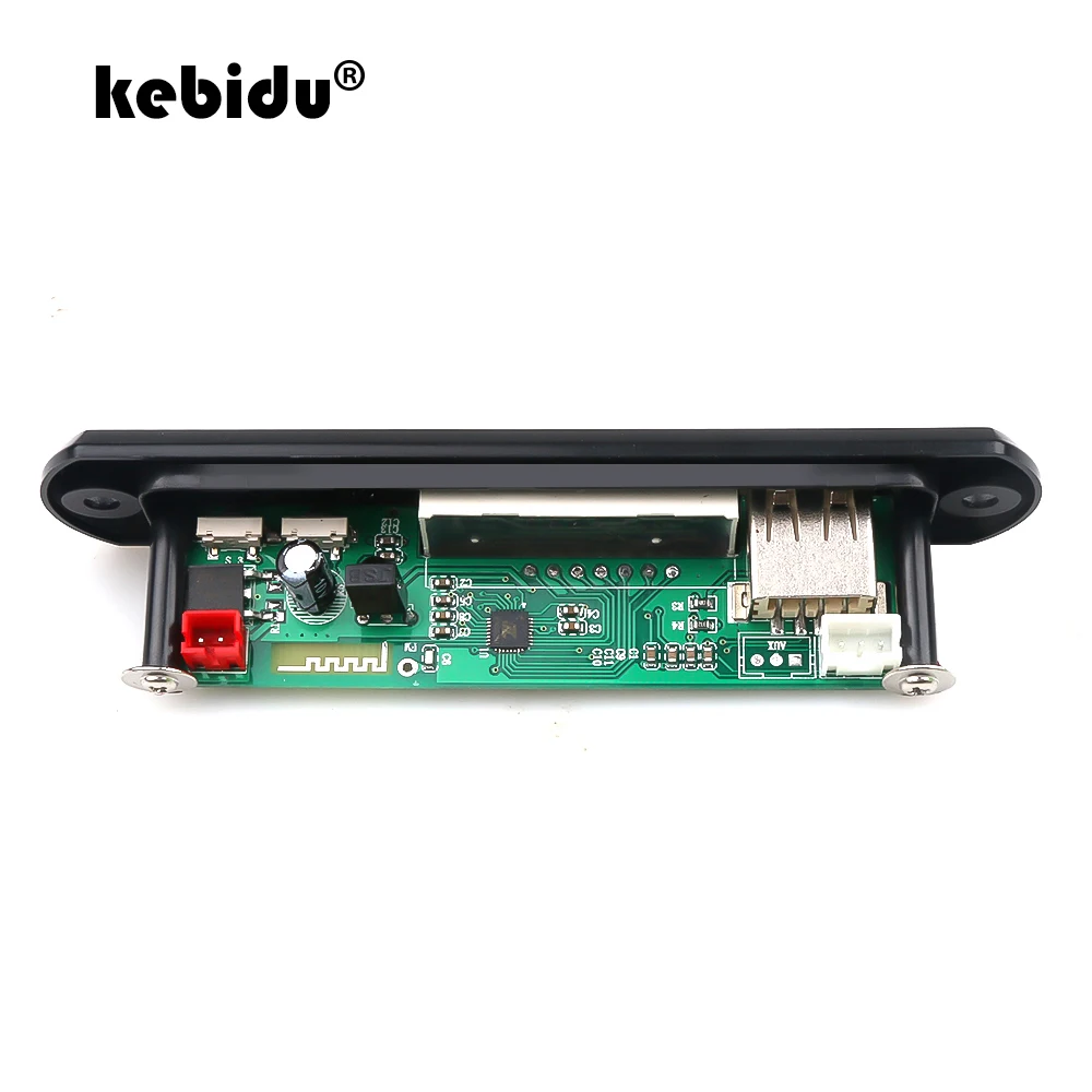 Автомобильный Bluetooth MP3 WMA USB/SD/FM/AUX декодер kebidu с цветным экраном 5 в 12 В плата аудио