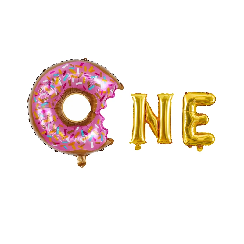 Шары из фольги конфетти шары латекса набор для декора один пончик | Дом и сад