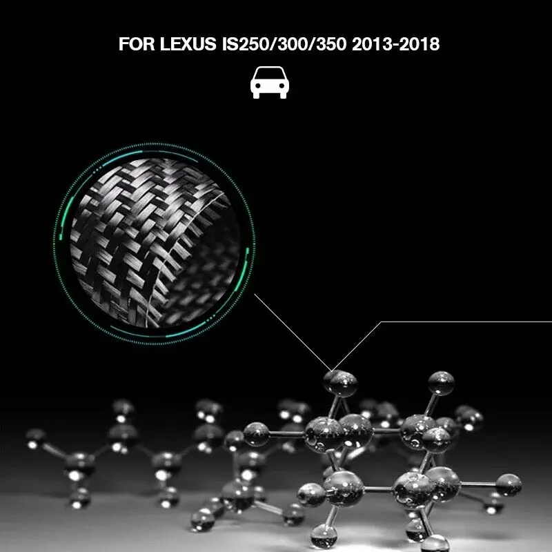 Pcmos углеродное волокно центральная консоль полоса отделка Подходит для LEXUS IS250/300/350 2013- аксессуары для интерьера Новинка