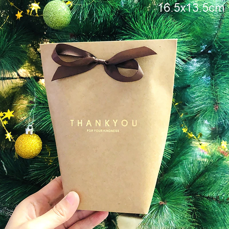 1 шт. черно белая бронзовая коробка для конфет спасибо подарочные бумажные пакеты