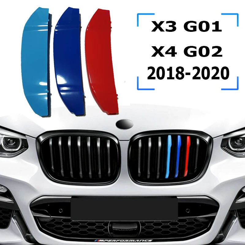 

Накладки на переднюю решетку для BMW X1 X2 X3 X4 X5 X6 X7 E84 F48 F39 E83 F25 G01 F26 G02 E53 E70 F15 E71 E72 F16 G05 G06 G07 M 2020