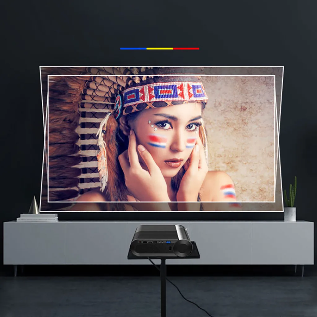 Быстрая доставка домашний проектор в деловом стиле портативный светодиодный