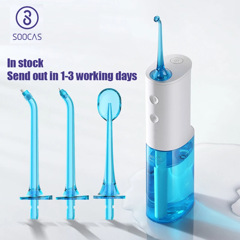 

Electric oral rinse electric toothbrush Xiaomi portable waterproof function dental floss blue high quality toothpick cleaner 5