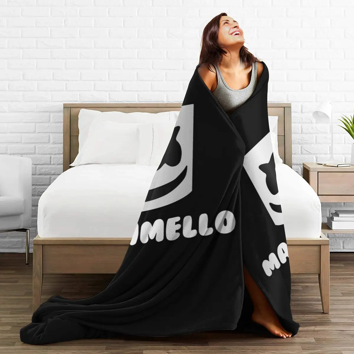 

3D Cartoon Sherpa Blanket Warm Super Soft Flannel Office Nap Bedspread Sofa Bedding Plush Quilt Plaids 294074472
