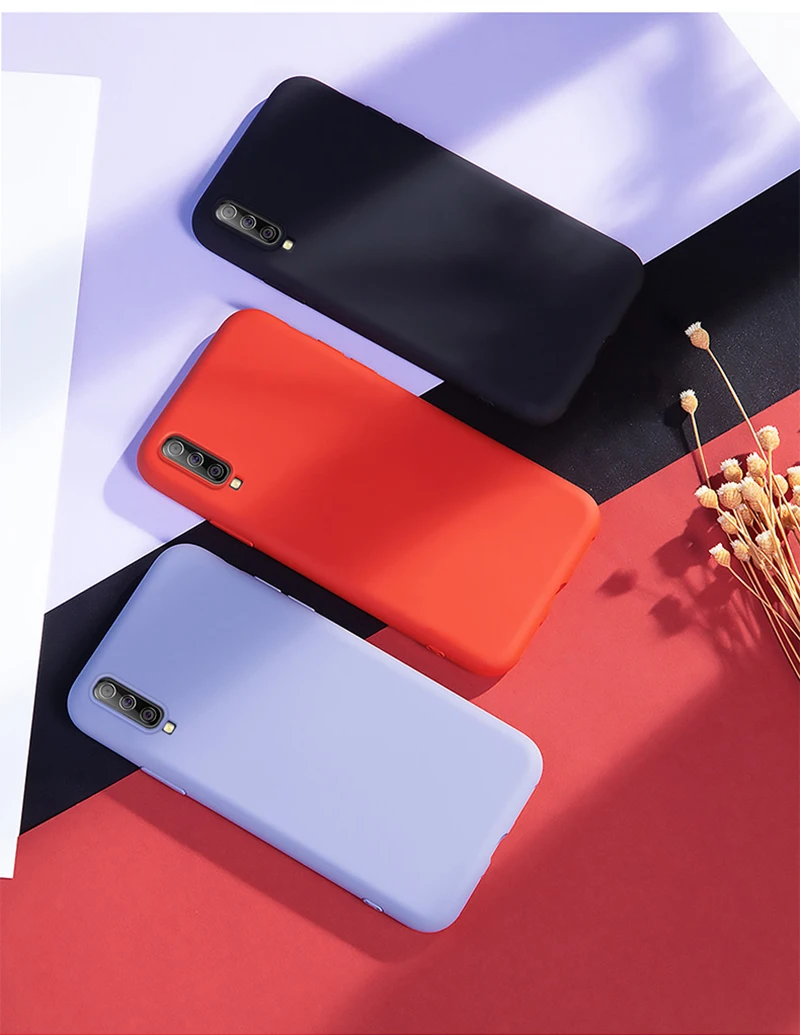 Жидкий силиконовый чехол для samsung Galaxy A10 A20 A30 A50 A40 A70, мягкий силиконовый чехол на заднюю панель для samsung M10 M20 M30