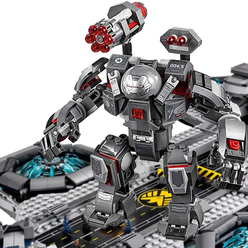 Конструктор Железный мехаман демонстрационный зал наборы моделей город финала