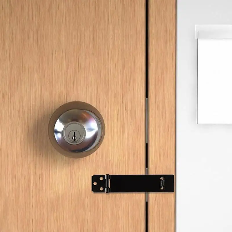 Черный металлический замок безопасности двери с застежкой длиной 33 мм W8F5 |