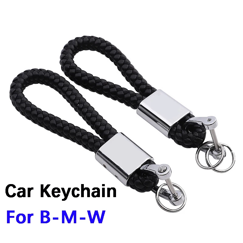 Кожаный + сплав автомобильный брелок для ключей держатель мотоциклетный BMW M Sport 1 3