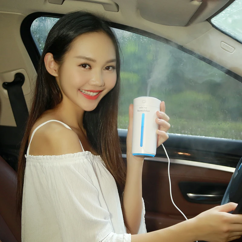 

Aroma Essential Oil Diffuser Mini Ultrasonic Colorful Light Cup Humidifier Purifier LED USB Car Air Freshener Mist Maker