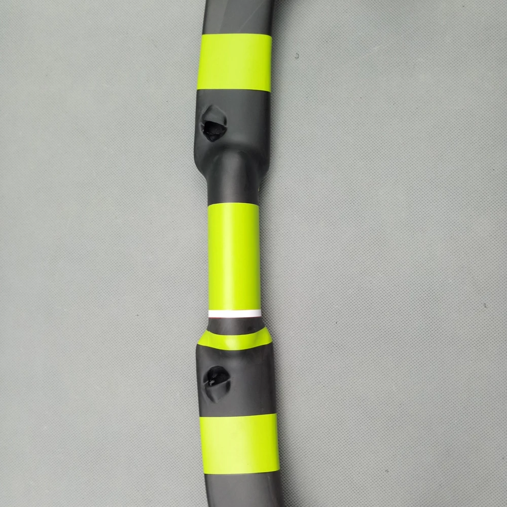 

Road Bike handlebar Aero T800 high modulus carbon fiber road handlebars cycling parts bend bar 31.8mm Green matte