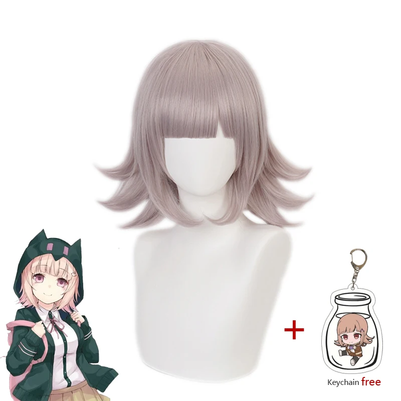 Парик для косплея супер данганронпа парик чжааки Нанами косплей женщин парики