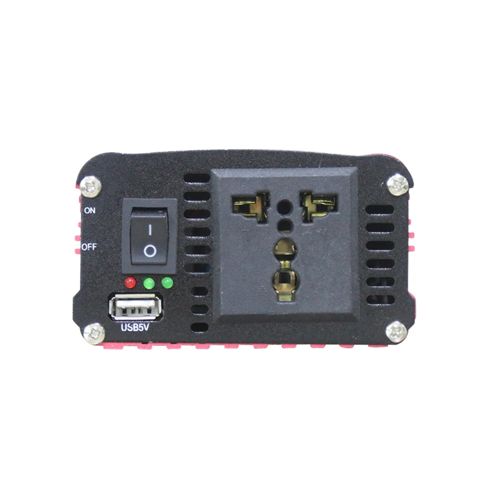 Универсальный автомобильный инвертор мощности со светодиодным индикатором