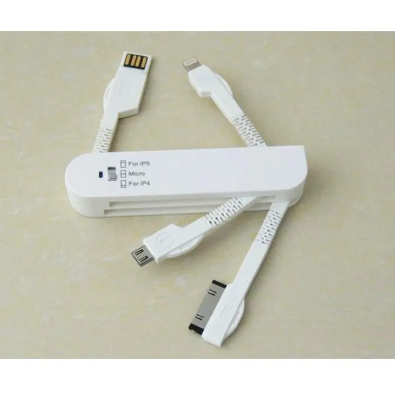 Нож мини микро кабель Мода зарядки линии разъемы для apple Оптовые удобства