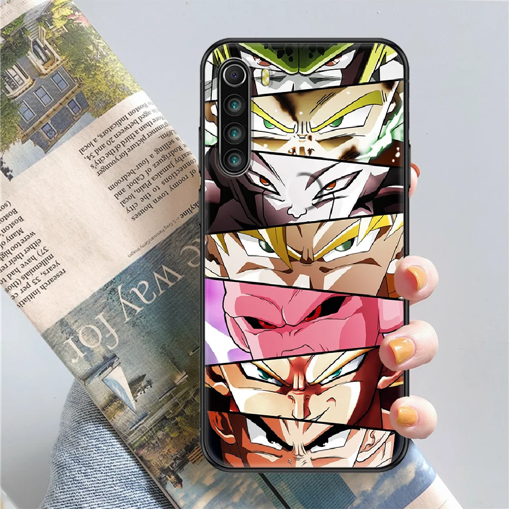 

Anime Ball D-Dragon Phone case For Xiaomi Redmi Note 7 7A 8 8T 9 9A 9S 10 K30 Pro Ultra black 3D cell cover art shell pretty