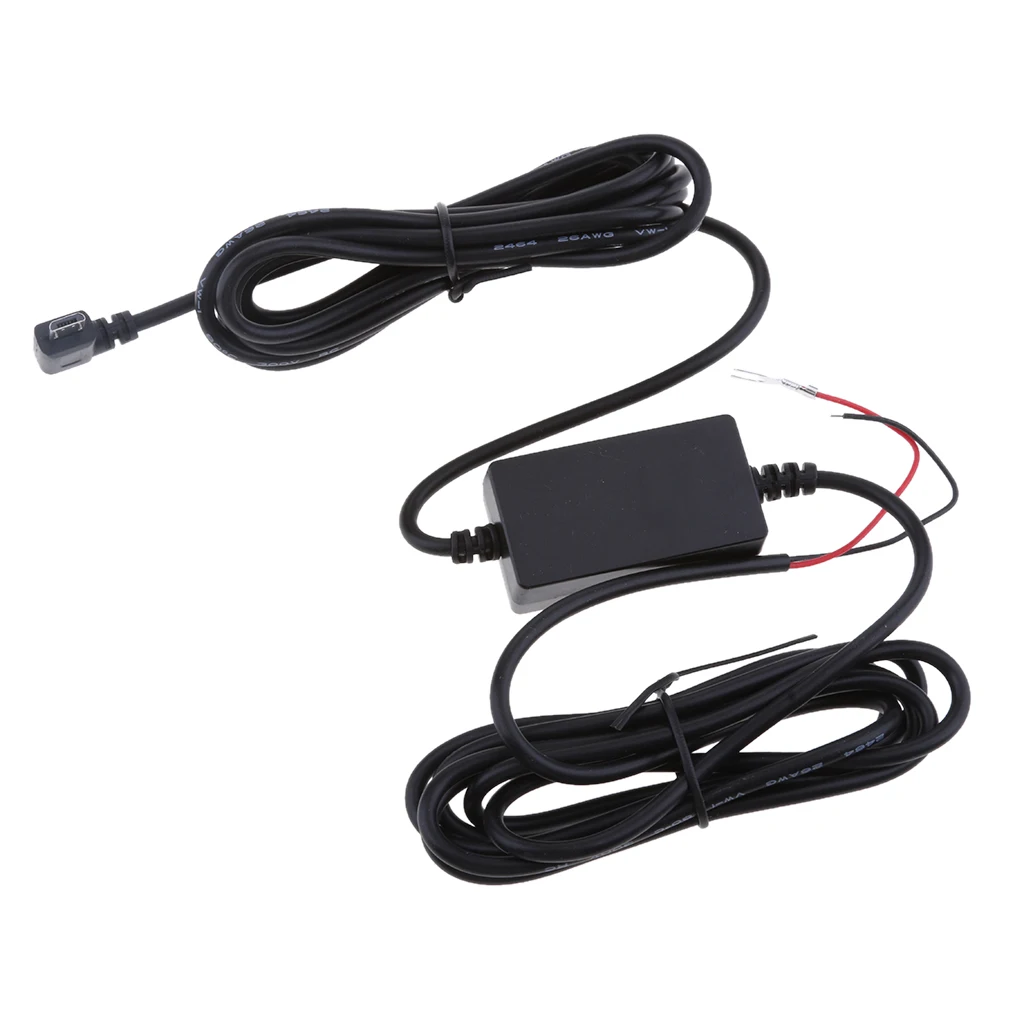 Жесткий кабель скрытая проводка 5 в 2 1 а мини USB Автомобильное зарядное устройство