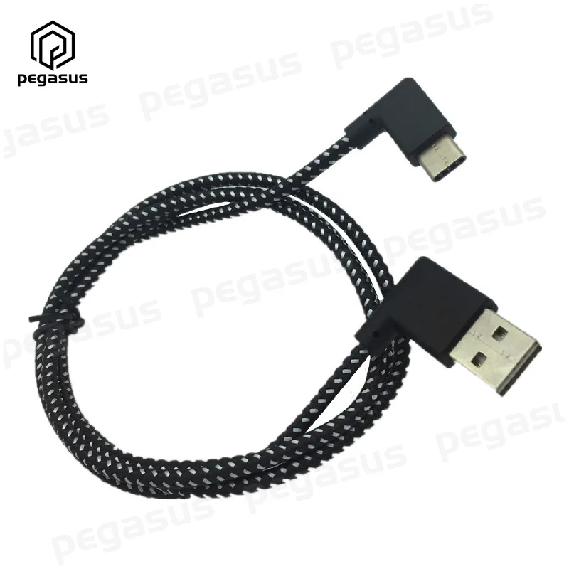 90° Angle Type-A to USB3.1 Type-C Male USB Data Sync &amp Charge Cable Connector 0.2m/1m/2m | Электроника