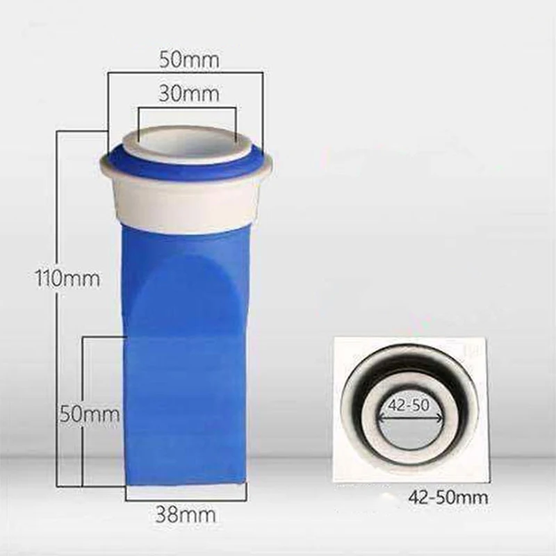 

Floor Drain Seal Drain Deodorant Silicone Core Insect Control Backflow Preventer One Way Valve for Bathroom Pipes Tube In Toilet