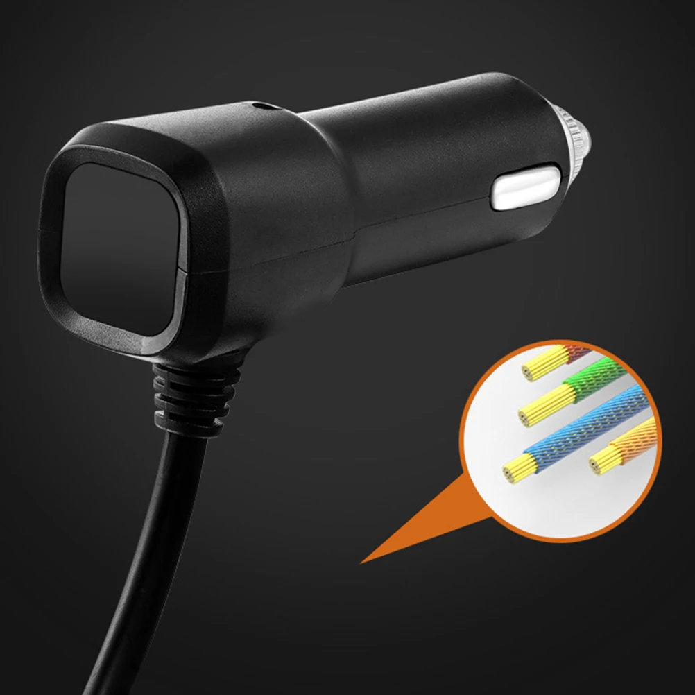 12V-24V 3.5A Dual USB Car Charger Cigarette Lighter Adapter Socket Splitter Converter Support Volmeter Display Power A30 | Автомобили и