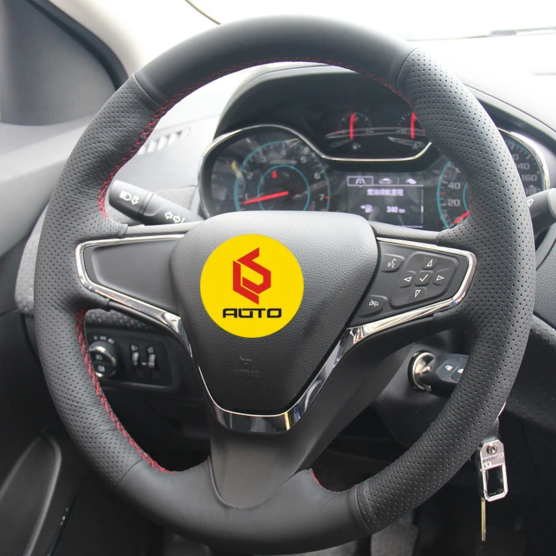 Оплетка на руль для Chevrolet Cruze 2015 вольт 2016 2017 Новинка Tampa do volante | Автомобили и