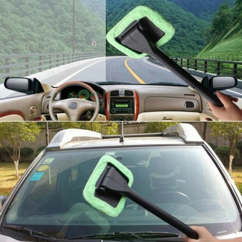 

Auto Wiper Cleaner Blade Car Washer Windshield Wash Tools Glass Window Cleaning Brush Dual Purpose Glass Brush