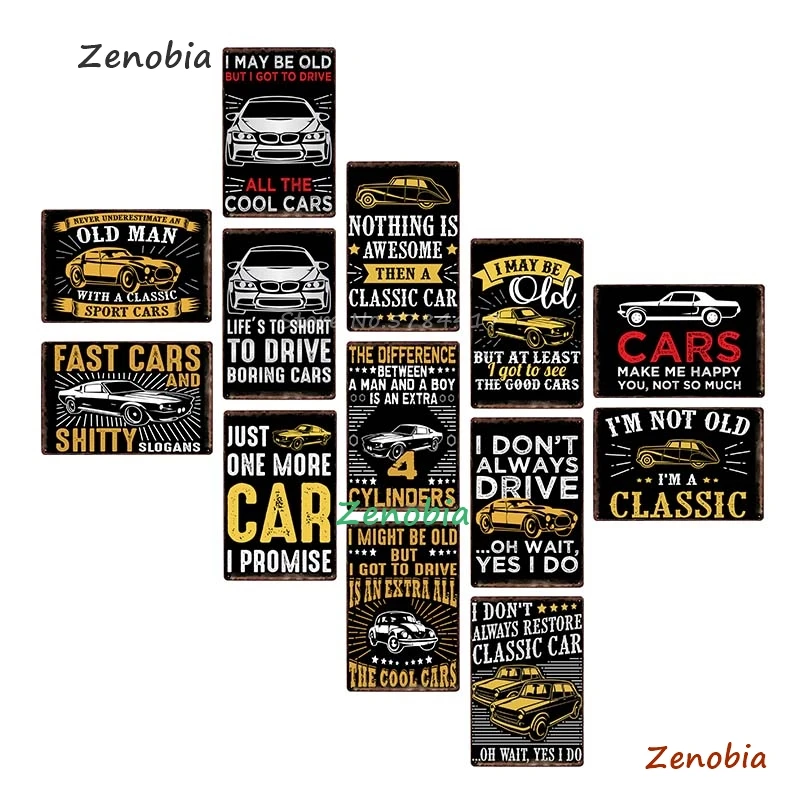 

Металлический знак «Тачки говорящие жизни», классический автомобиль, ВИНТАЖНЫЙ ПЛАКАТ, тарелка, декор для паба, бара, клуба, гаража, настенн...