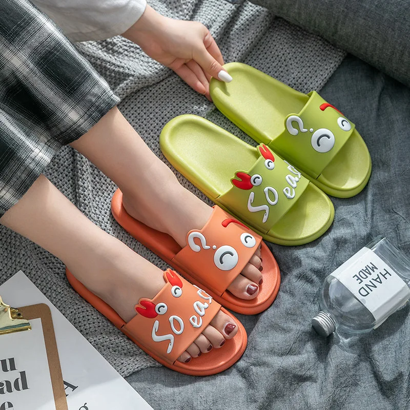 

Slipper Women's Home Anti-slip Thick-soled Anti-smelling Slippers Stylish Couples Slippers Soft Soles Mens Shoes House Slippers