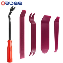 Oauee-Kit de herramientas de extracción de embellecedor de Panel de Clip de puerta automática, desmontaje de navegación, balancín Interior de coche, herramienta de conversión de balancín de plástico