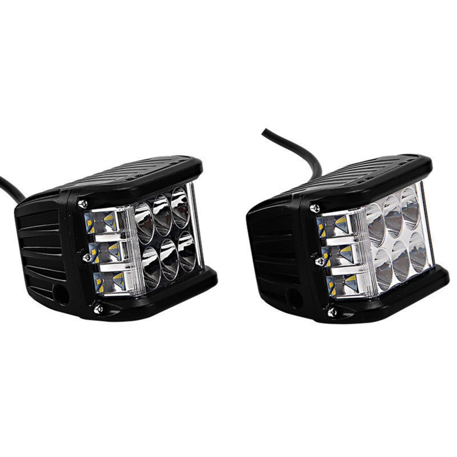 

3.75" Dual Side Shooter Dual Color Strobe LED Pods for Truck ATV Boat Car QP2