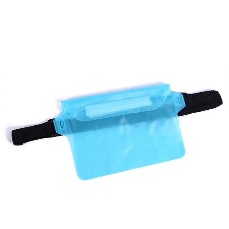 k1mb waterproof swimming bag mobile phone pouch case easy carrying shoulder waist pack touch screen swimming portable parts free global shipping