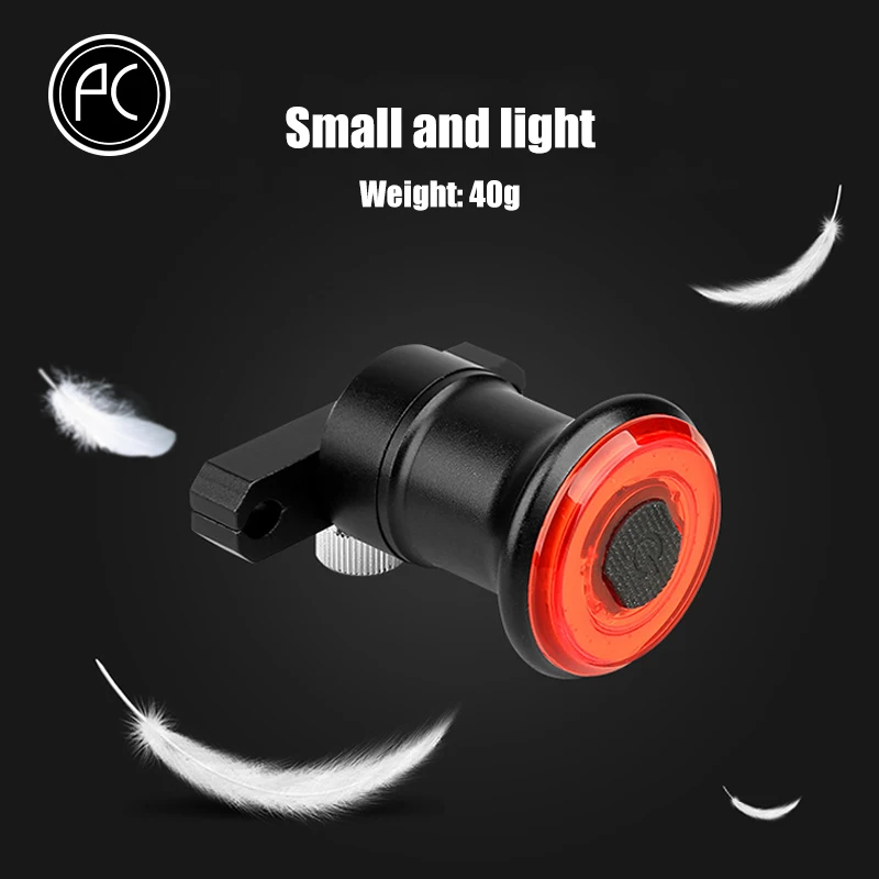 PCycling Bicycle Light Waterproof USB Charging Intelligent Induction Brake Warning Cycling Lamp Safe Night Riding | Спорт и