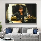 Современный Тони Монтана портрет художественные плакаты и принты холст Картины настенные картины для Декор в гостиную (без рамки)