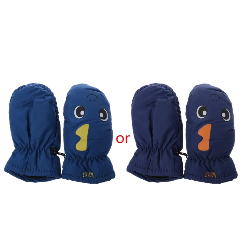 

2-5years Good Quality Baby Mitten For Winter Kids Boys Girls Outdoor Warm Gloves Waterproof Windproof R58B