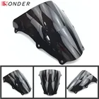 Ветровой экран с двойными пузырьками для Suzuki SV650 SV650S 2003-2012 SV1000 SV1000S 2003-2008, ветровой экран для лобового стекла SV 650 1000 650 S